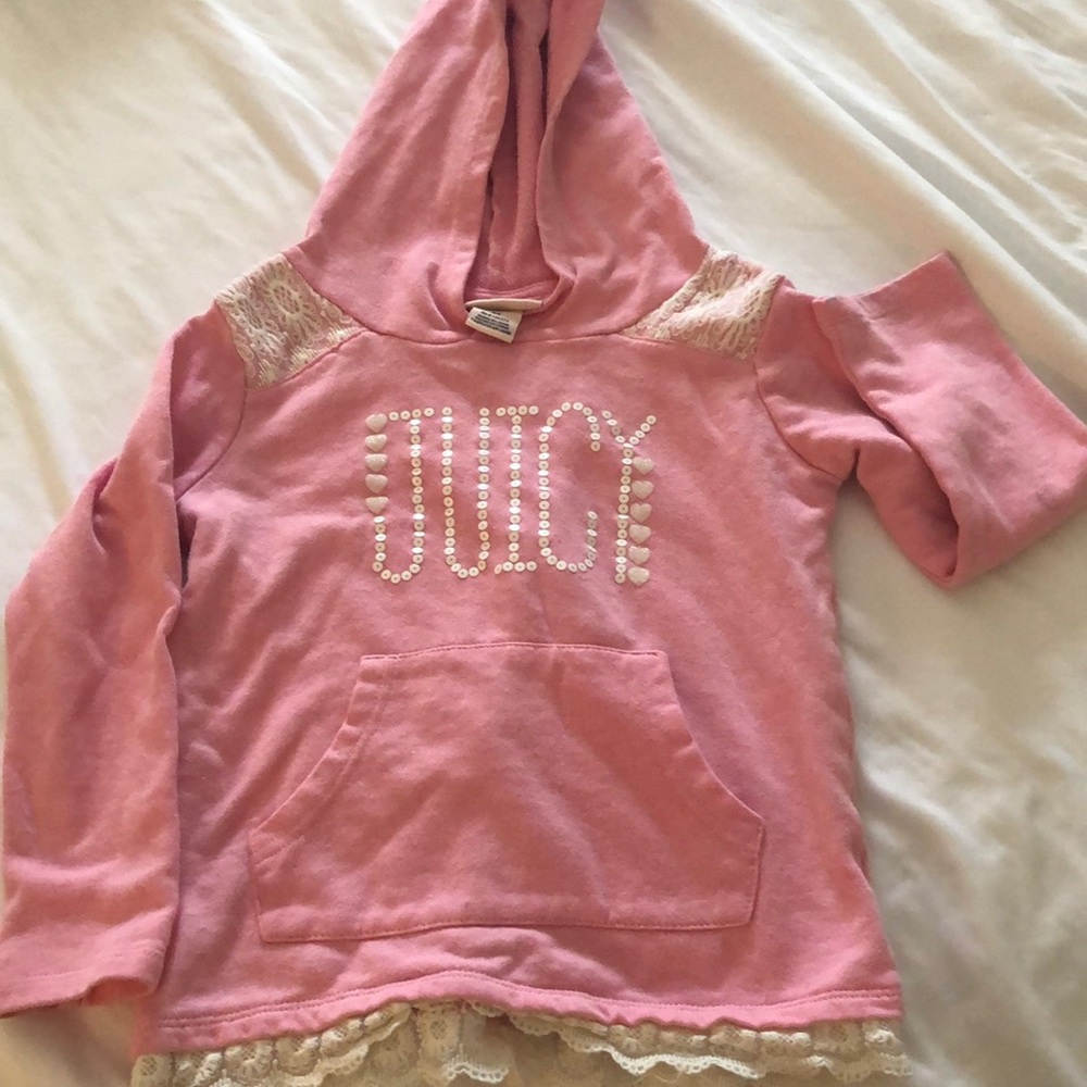 Juicy Couture Pink Longsleeves Girls Size 6X- Cute